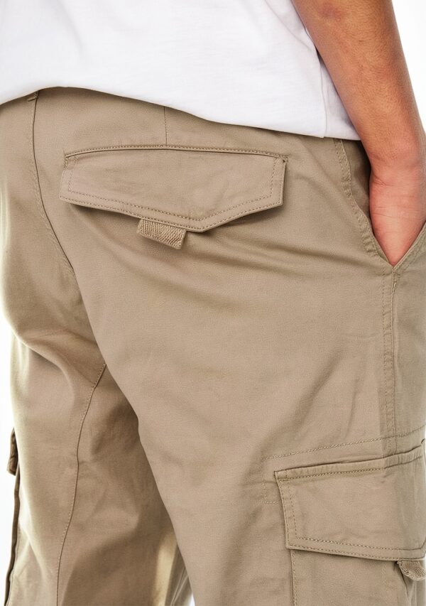 Pantalon cargo coton recyclé Bestseller Homme Vert Olive-8