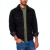 Veste en jean Only Sons Homme Noir Poche Détails-5