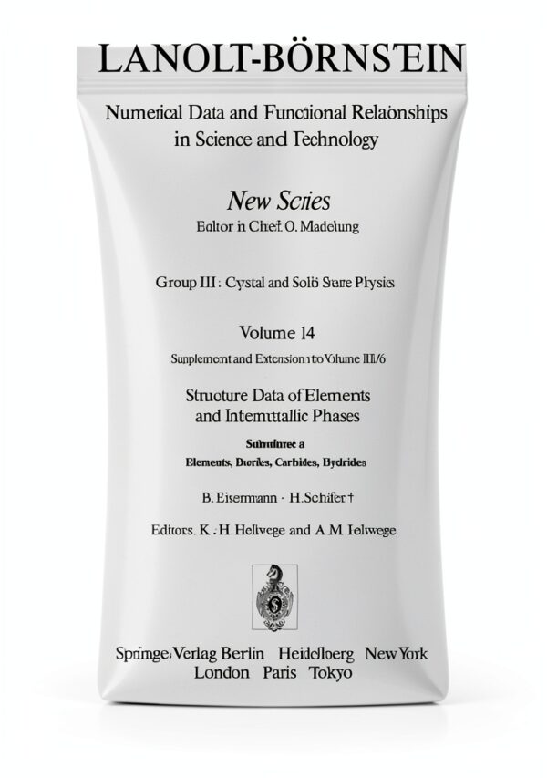 Elements Borides Carbides Hydrides Springer limnologie livre