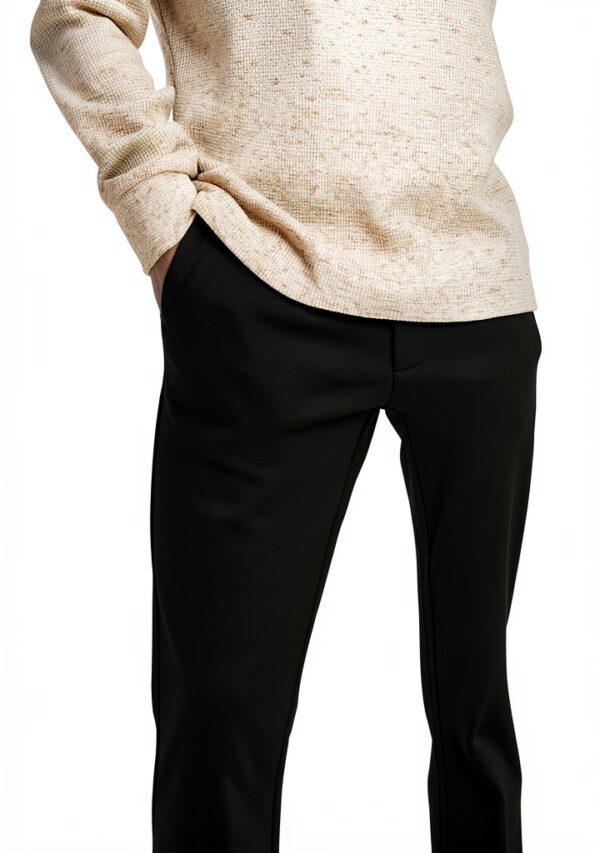 Pantalon chino Bestseller slim vert confortable homme-6