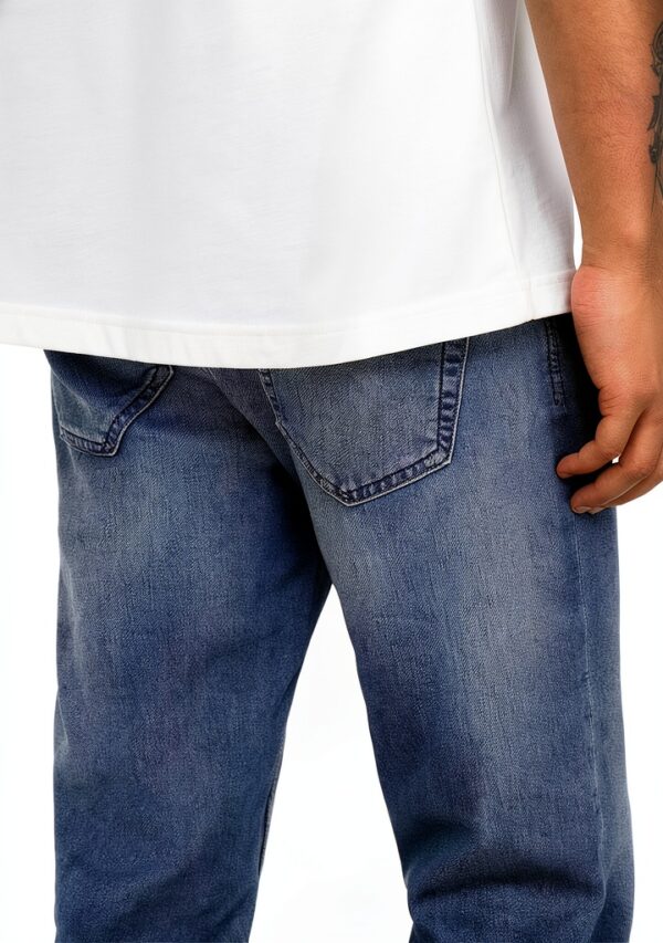 Jean slim homme denim bleu coton élasthanne taille 32-7