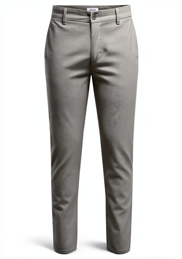 Pantalon chino homme Bestseller stretch fermeture éclair-2
