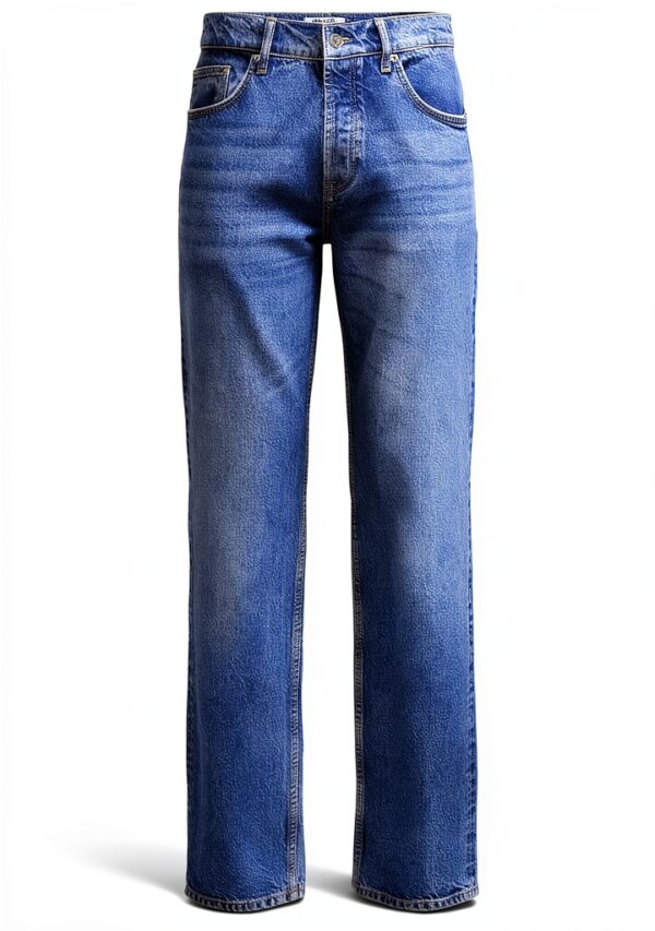 Jeans Bestseller Homme Coton Regular Fit Bleu Denim-0