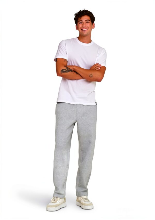 Pantalon jogging homme ONLY SONS doublure argentée noir gris-4