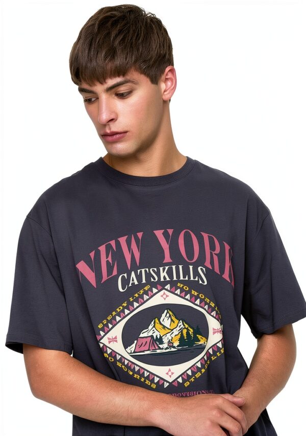 T-shirt homme Bestseller coton col rond manches courtes-2