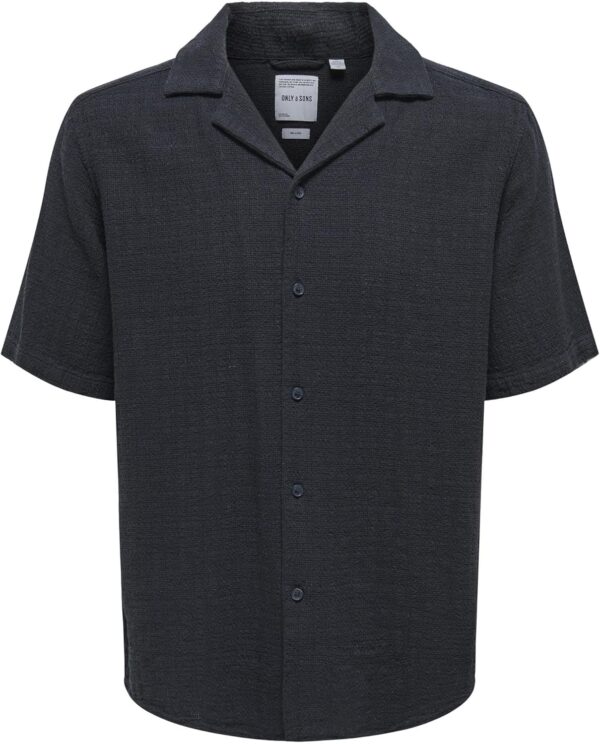 Chemise manches courtes ONLY SONS homme coton confortable-0