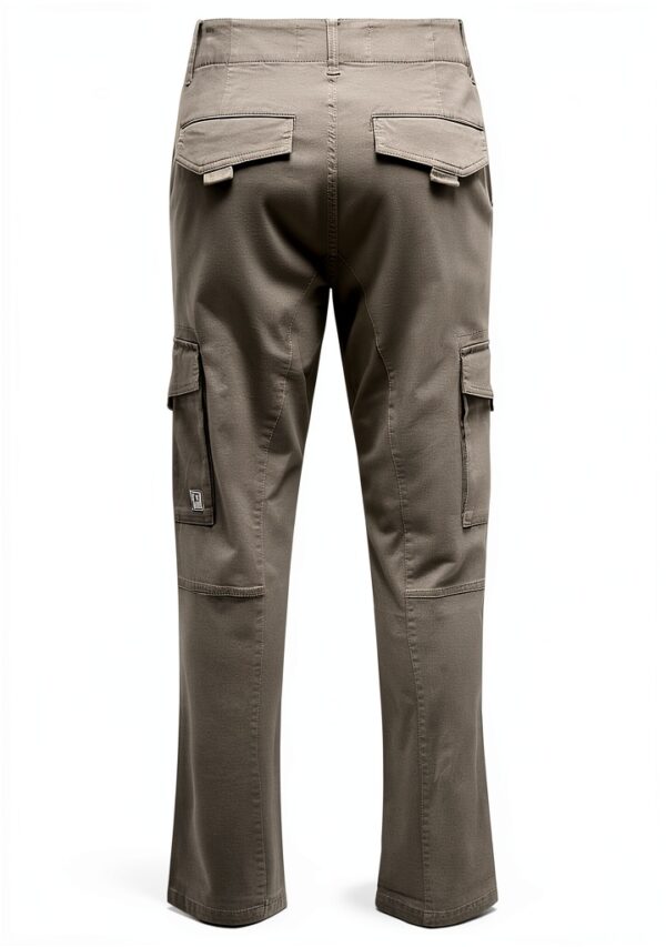 Pantalon cargo coton recyclé Bestseller Homme Vert Olive-3