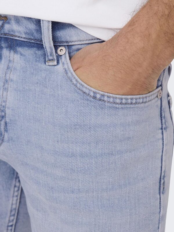 Short en jean Bestseller coupe ajustée homme coton recyclé-7