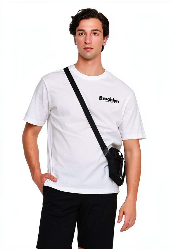 Only Sons T-shirt ample imprimé col rond manches courtes-2
