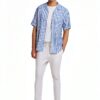 Only Sons Chemise homme viscose col chemise manches courtes-4