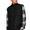 Gilet matelassé sans manches ONLY SONS Homme Noir Polyester-5