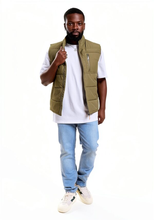 Gilet matelassé homme ONLY SONS col montant doublure-5