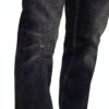 Jean slim Bestseller Homme Coton Élastique Noir Lavé-5