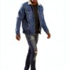 Chemise Homme ONLY SONS Coton Col Classique Bleu Denim-3