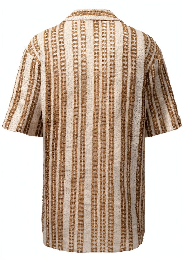 Only Sons Chemise Adulte Rayure Col Station Manches Courtes-1
