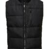 Gilet matelassé sans manches ONLY SONS Homme Noir Polyester-0