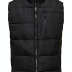 Gilet matelassé sans manches ONLY SONS Homme Noir Polyester-0