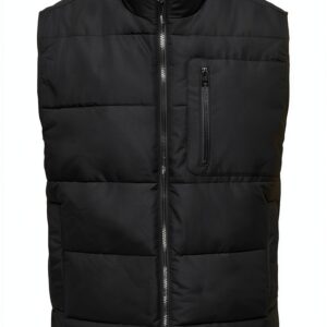 Gilet matelassé sans manches ONLY SONS Homme Noir Polyester-0
