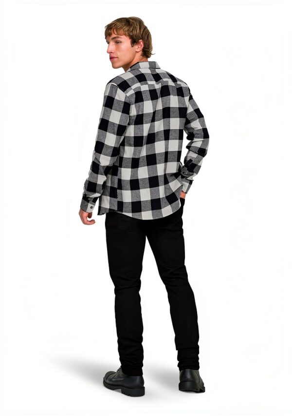 Bestseller Jean Noir Homme Taille Basse Poches Arrière-3