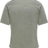 Only Sons Chemise Homme Coupe Ajustée Manches Courtes Gris-1