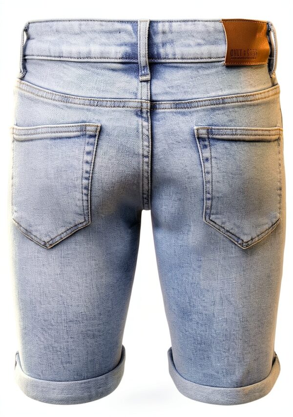 Short en jean Bestseller coupe ajustée homme coton recyclé-2