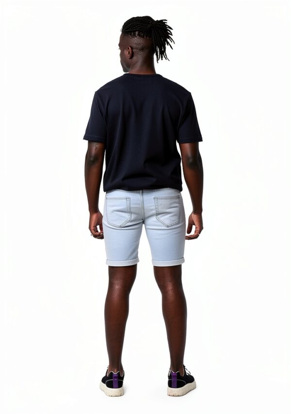 Bermuda Homme ONSPLY Bleu Denim Jog Shorts Confortable-4