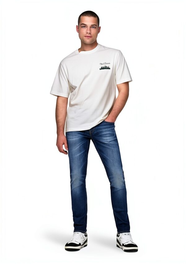 T-shirt ONLY SONS Homme Coupe Ample Col Rond Manches Courtes-4