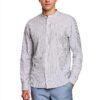 Chemise lin Bestseller manches longues fermeture boutonnée-2
