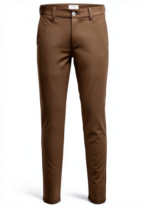 Pantalon chino Bestseller slim vert confortable homme-8