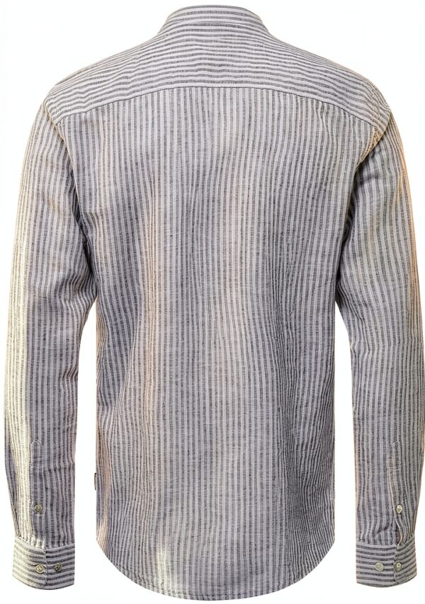 Chemise lin Bestseller manches longues fermeture boutonnée-1
