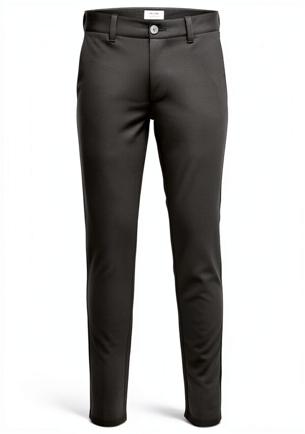 Pantalon chino Bestseller coupe ajustée kaki vintage homme-8