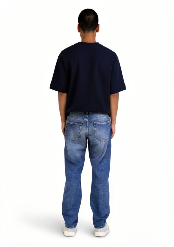 Jean Bestseller coupe droite 100 coton homme classique-3
