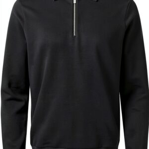 Polo Bestseller Homme Regular Fit Doublure Argentée Noir-0