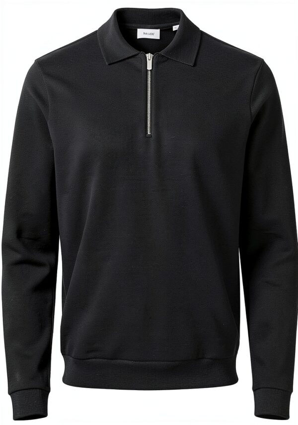 Polo Bestseller Homme Regular Fit Doublure Argentée Noir-0