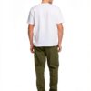 Pantalon cargo homme Bestseller coupe affinée olive-4