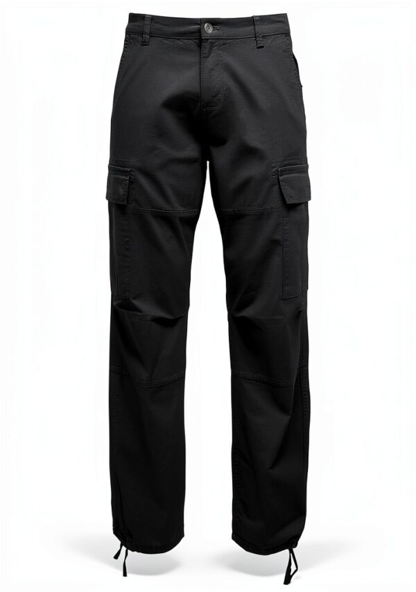 Pantalon cargo homme ONLY SONS coton recyclé noir chinchilla-0