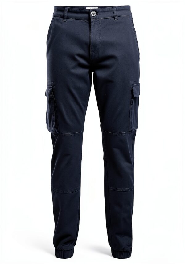 Pantalon cargo homme Bestseller coupe affinée olive-8