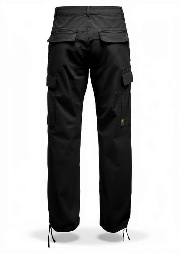 Pantalon cargo homme ONLY SONS coton recyclé noir chinchilla-1