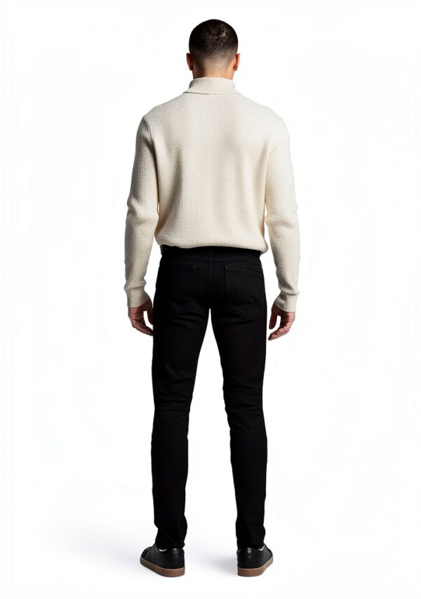 Only Sons Jean slim homme noir coton polyester élasthanne-4