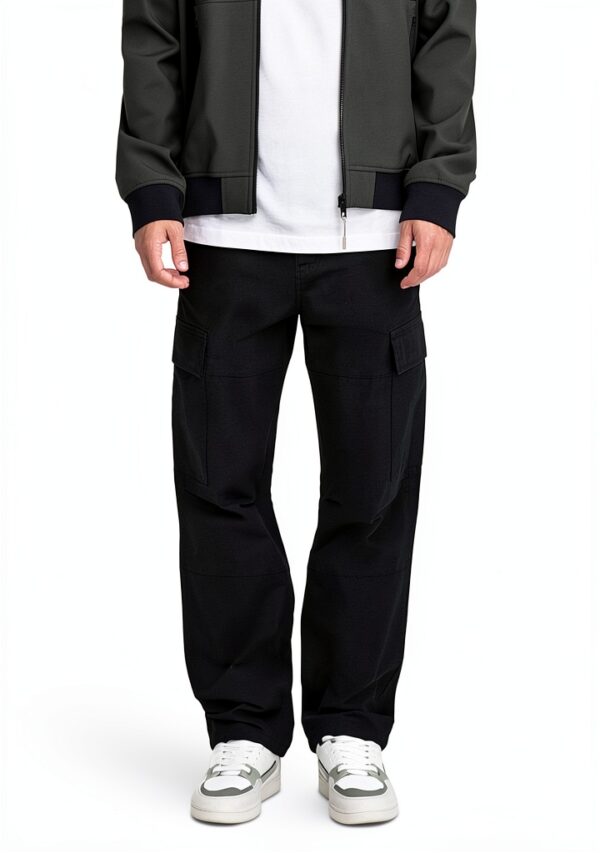 Pantalon cargo homme ONLY SONS coton recyclé noir chinchilla-2