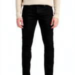 Only Sons Jean slim homme noir coton polyester élasthanne-0