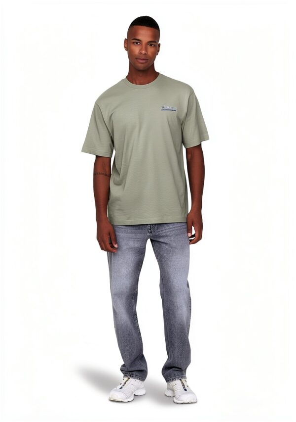 Only Sons Jean Homme Gris Coton Coupe Reguliere-5