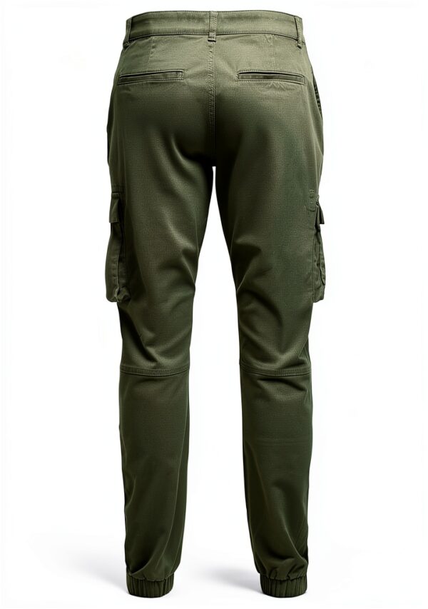 Pantalon cargo homme Bestseller coupe affinée olive-2