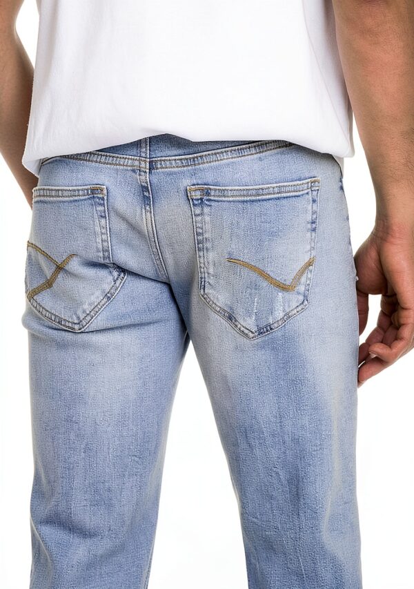 ONLY SONS Jean Homme Slim Fit Bleu Jeans Clair-6