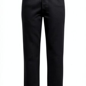 Bestseller Jean Homme Coupe Droite 100 Coton Noir Denim-0
