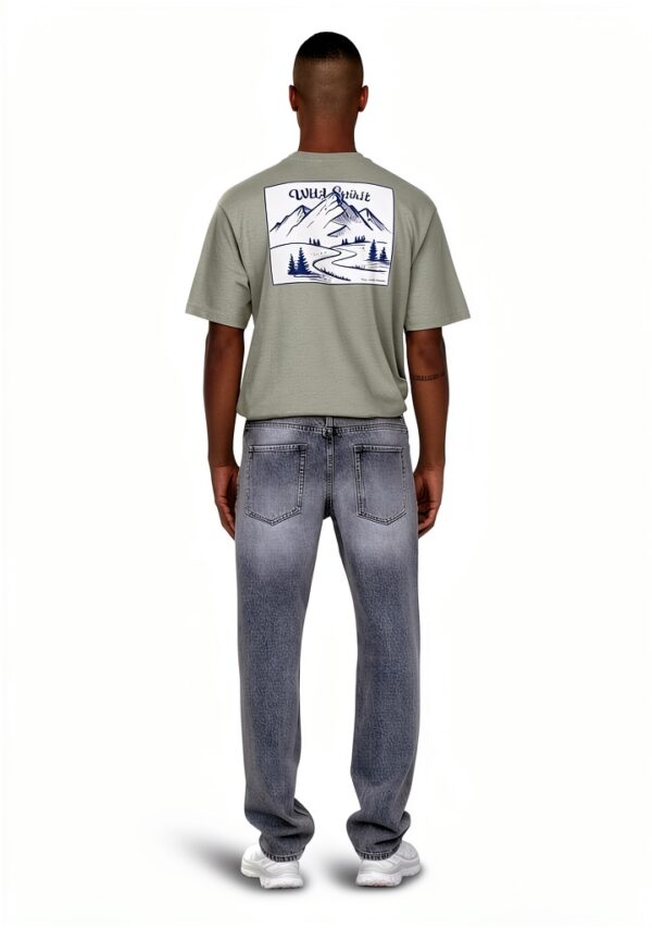 Only Sons Jean Homme Gris Coton Coupe Reguliere-4