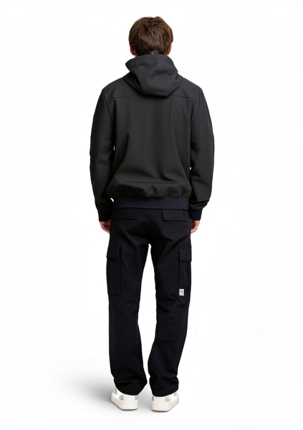 Pantalon cargo homme ONLY SONS coton recyclé noir chinchilla-3