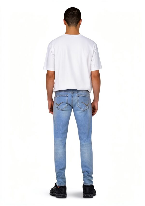 ONLY SONS Jean Homme Slim Fit Bleu Jeans Clair-3