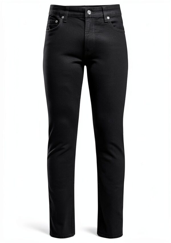 Only Sons Jean slim noir homme coton élasthanne décontracté-1