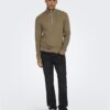 Only Sons Jean Homme Coupe Ajustée Noir Taille Moyenne-2